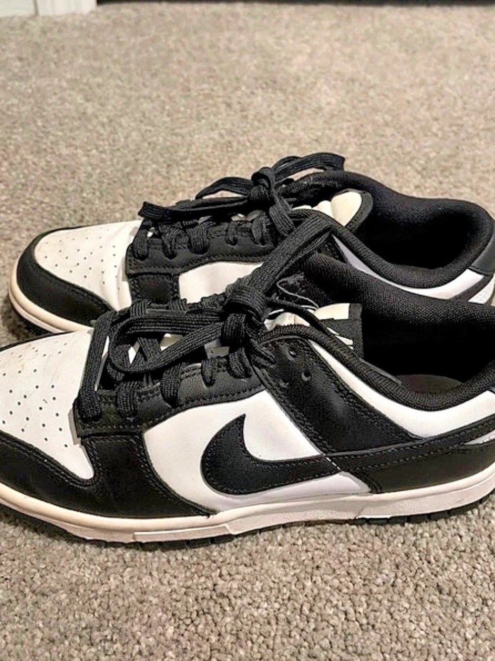 Nike Dunk Low Retro 'Panda' Black & White Sneakers